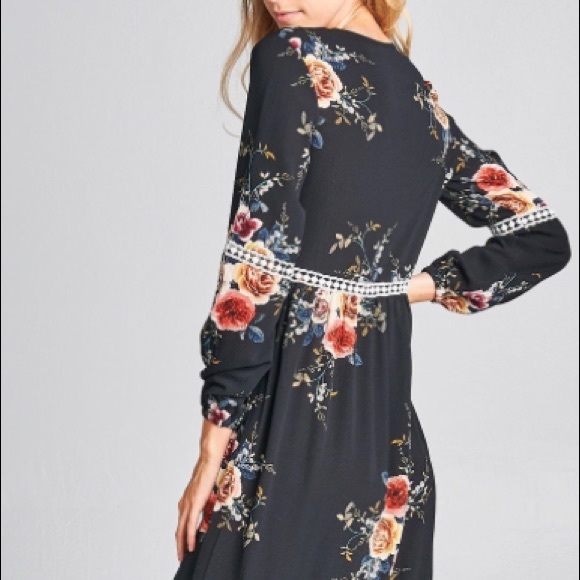 ๐HP!๐ Boho Floral Print Midi Maxi Dress -Last - Picture 4 of 4